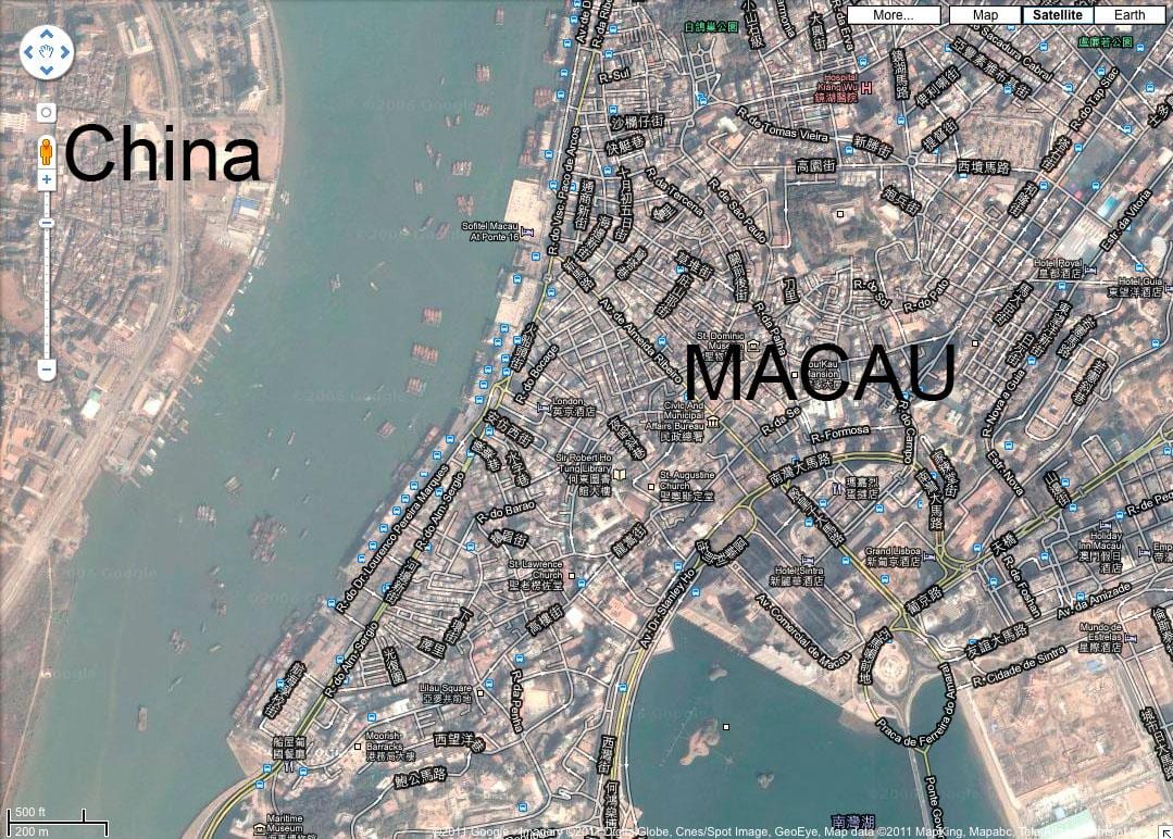 kartta san malo Macao