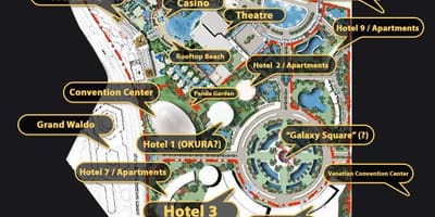 Galaxy Macau lattia kartta