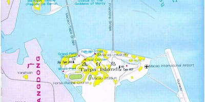 Kartta Macau city
