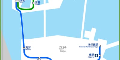 Macao mtr kartta