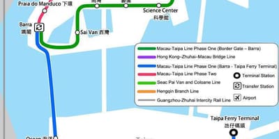 Macao metro kartta