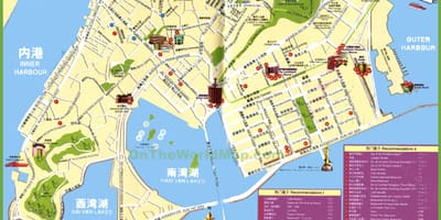 Turistikohteet Macao kartta