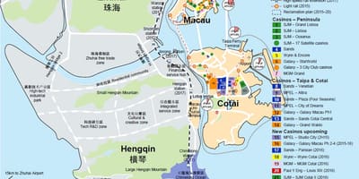 Kartan punainen markkina-Macao